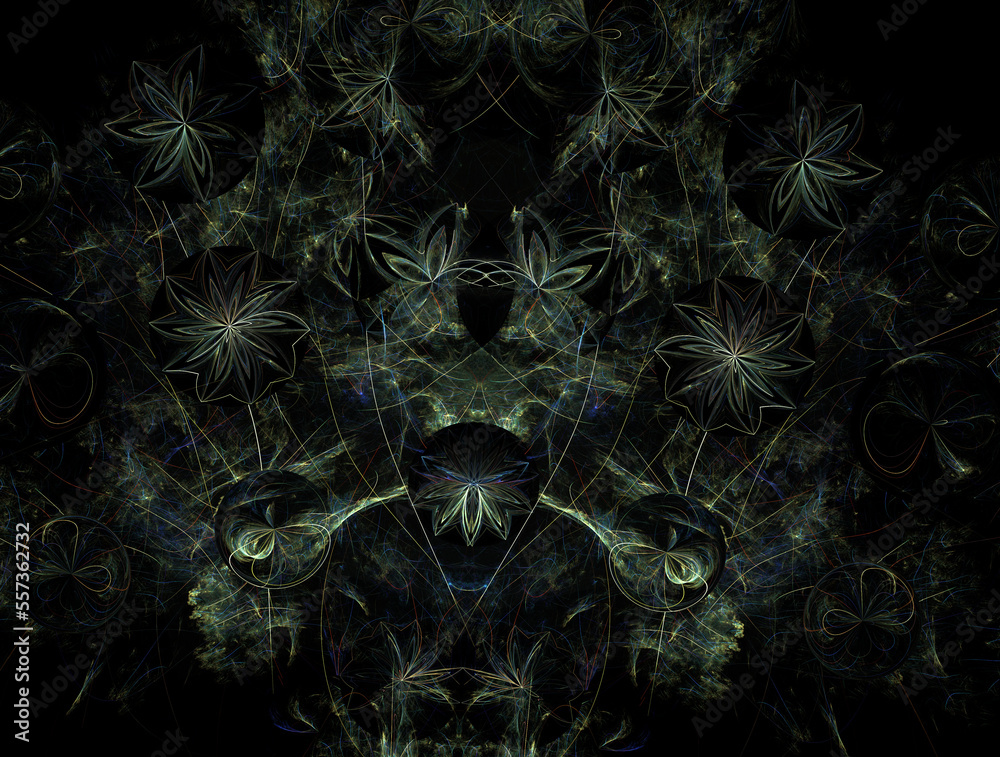Imaginatory fractal abstract background Image