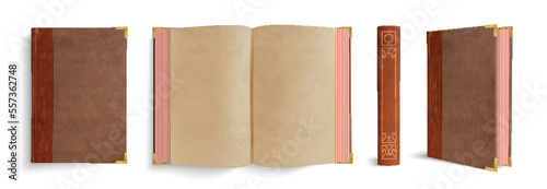 Old Book Mockup Set