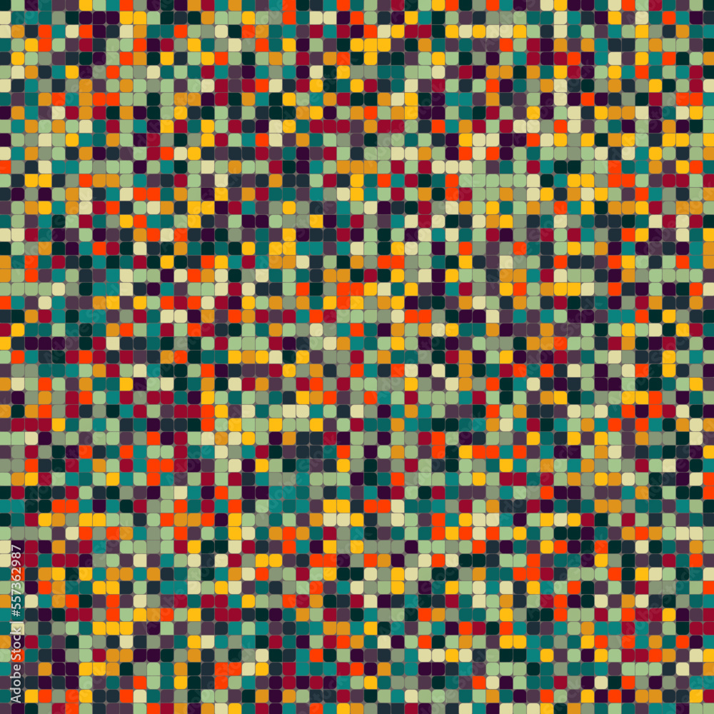 Fototapeta premium Color checkered squares background abstract illustration