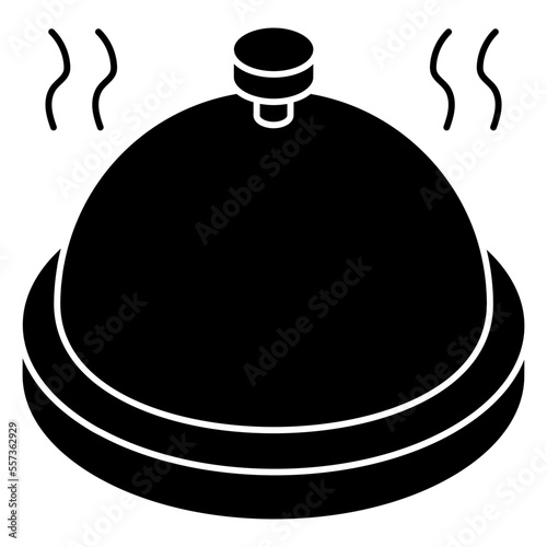Trendy design icon of cloche