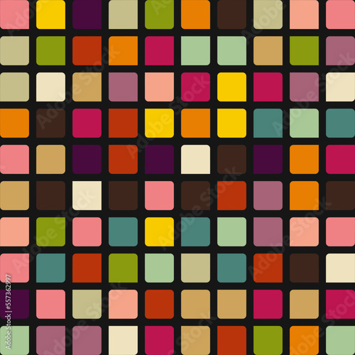 Color checkered squares background abstract illustration