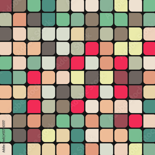 Color checkered squares background abstract illustration