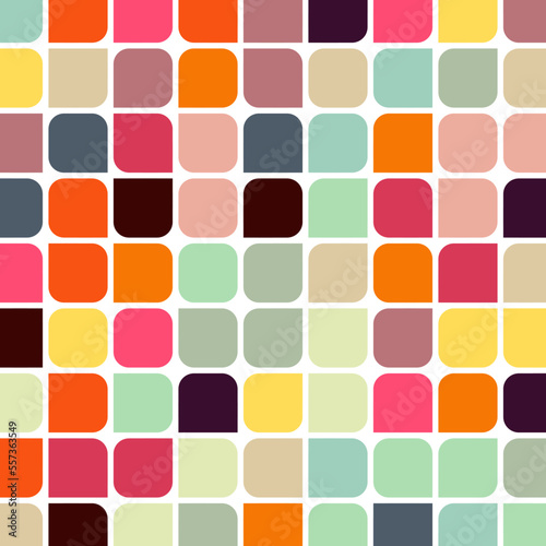 Color checkered squares background abstract illustration
