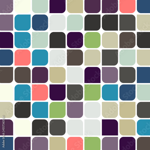 Color checkered squares background abstract illustration