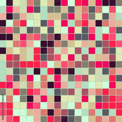 Color checkered squares background abstract illustration