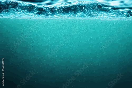 close-up of a beautiful fizzy water source sparkling