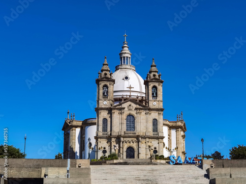 Santuário da Nossa Senhora do Sameiro em Braga, Portugal