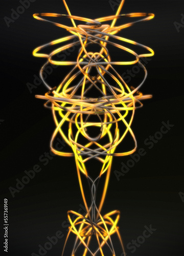 String theory, conceptual illustration photo