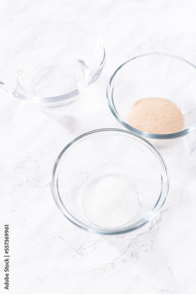 Activating dry yeast Activating dry yeast