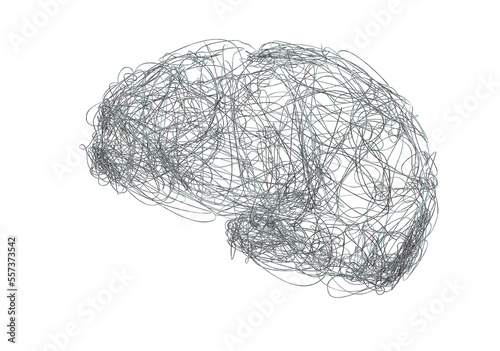 Human brain, illustration photo