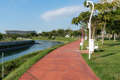 Taichung Central Park. Xitun District Shuinan Economic and Trade Area. Taichung City, Taiwan. photo