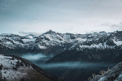 Panorama der Allgäuer Alpen vom Iseler aus gesehen