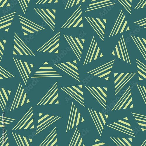 Seamless pattern. Modern stylish texture. Repeating abstract background. Triangles for textile fabric print, brazier, web