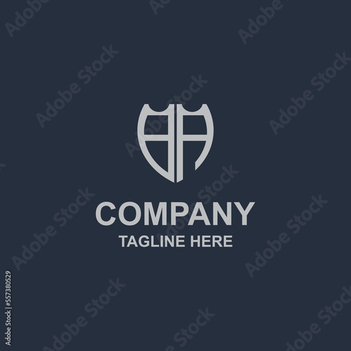 monogram ba logo for company