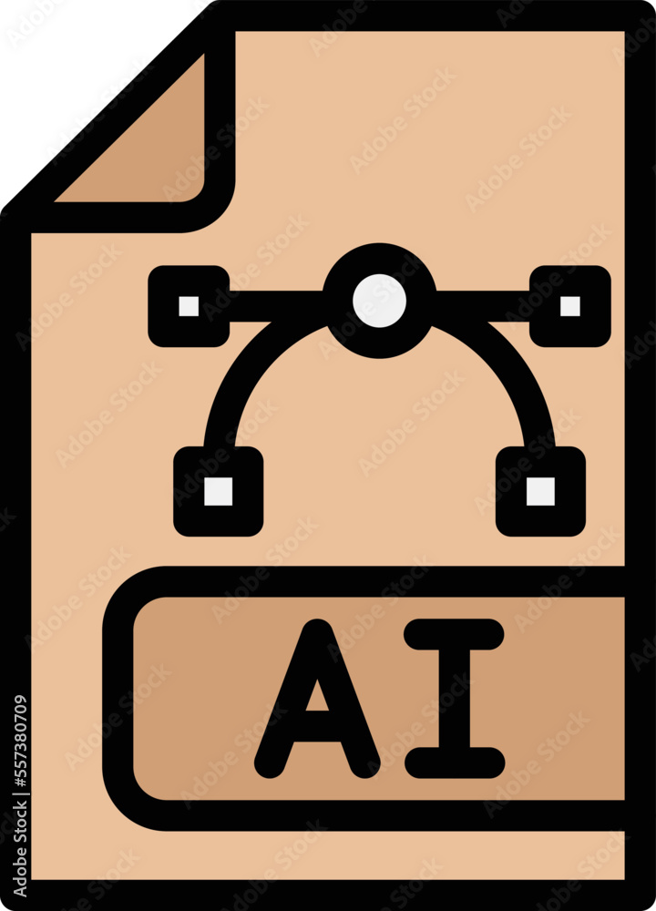 Ai file Vector Icon Design Illustration Ai file Vector Icon Design Illustration