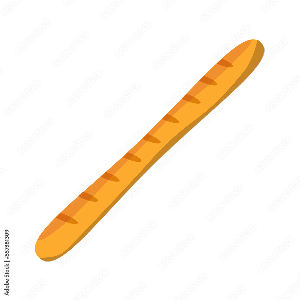 Cartoon illustration of bread, bakery products. Cartoon illustration of bread, bakery products.