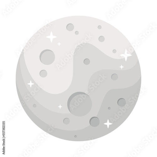 white full moon