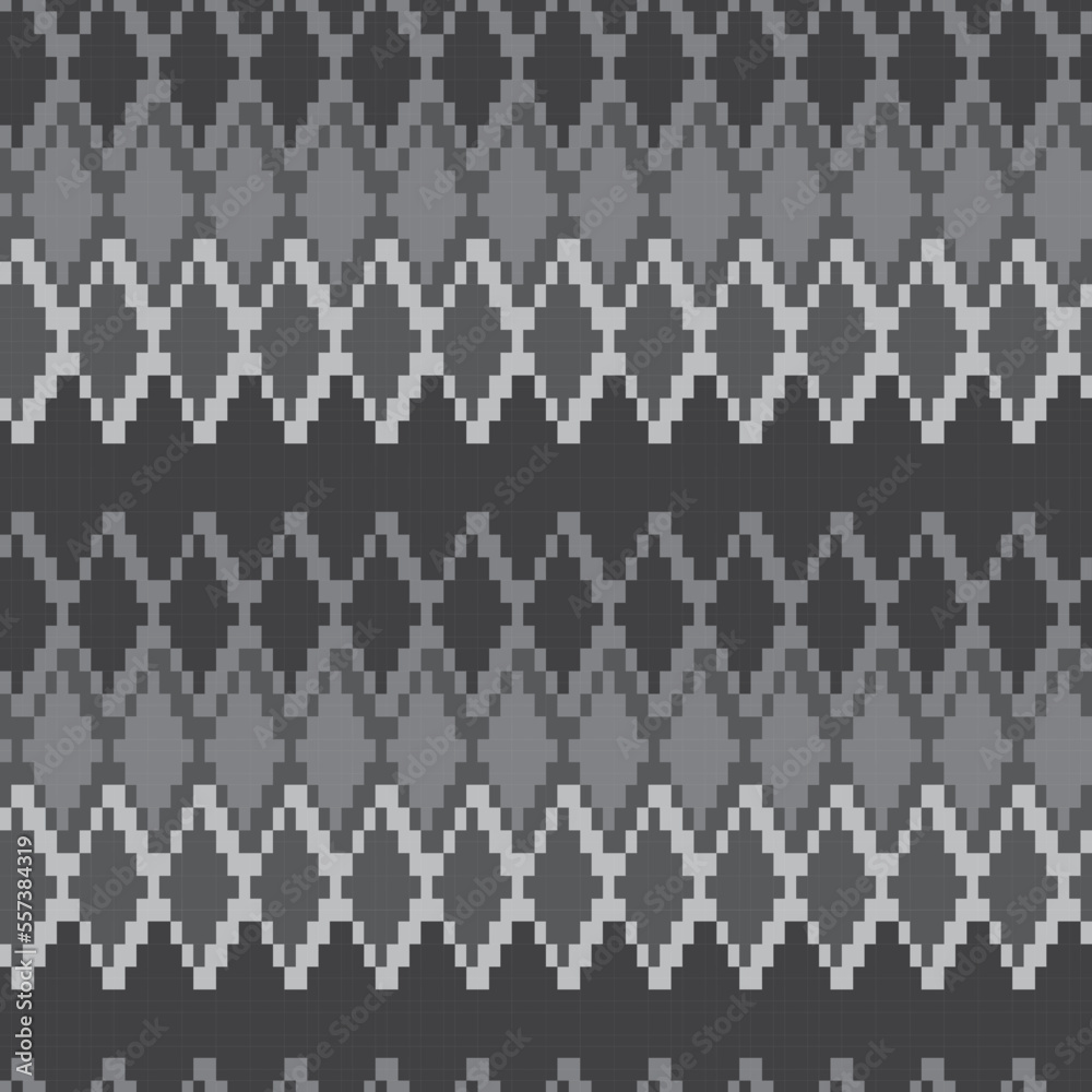 Argyle Fair Isle Seamless Pattern Design Argyle Fair Isle Seamless Pattern Design