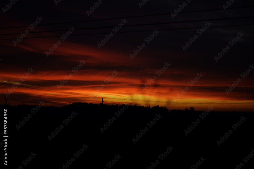 Obraz premium atardecer, cielo, sol, nube, anaranjada, naturaleza, amanecer, anochecer, paisaje, rojo, nube, amarilla, anochecer, color, azul, horizonte, hermoso, noche, verano, alumbrado