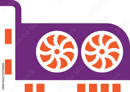 Video Card Vector Icon Design Illustration