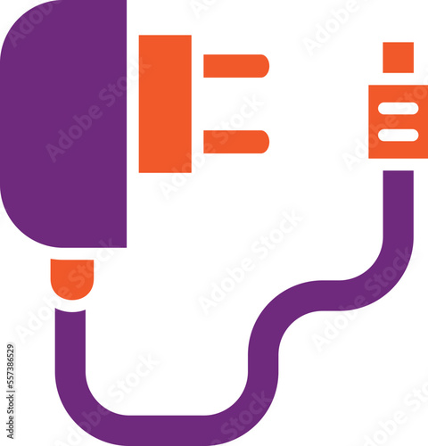 Device Plug Vector Icon Design Illustration