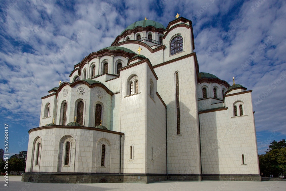 The Temple of Saint Sava - a Serbian Orthodox church that sits on the Vračar plateau in Belgrade, Serbia
