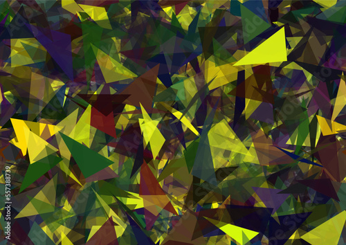 Background pattern abstract design texture. Theme is about triangles, sci-fi, digital, surface, shapes, polygon, futuristic, design, creative, colorful, random, decorative, abstract, concept
