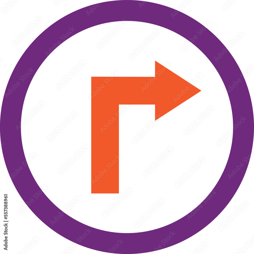 Right way Vector Icon Design Illustration Right way Vector Icon Design Illustration