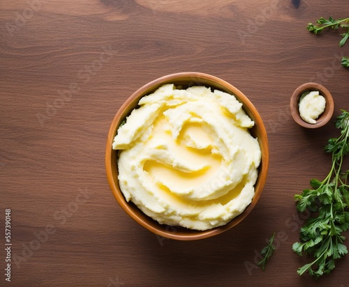 mashed potatoes with herbs 