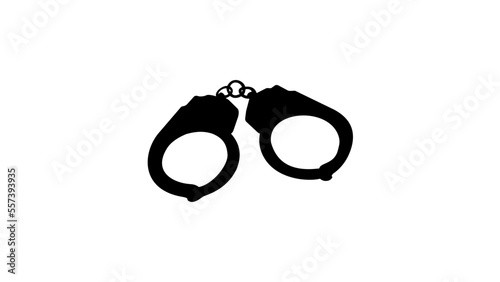 handcuffs silhouette