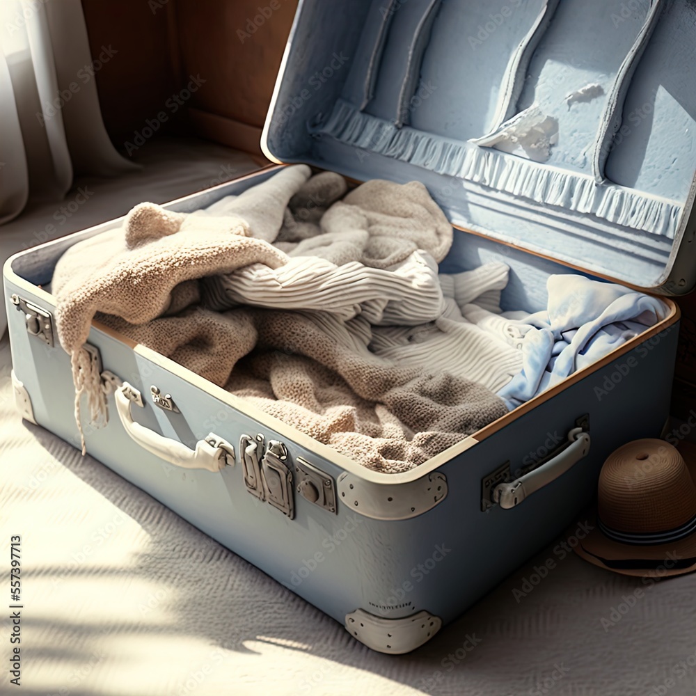 Overstuffed suitcase best sale