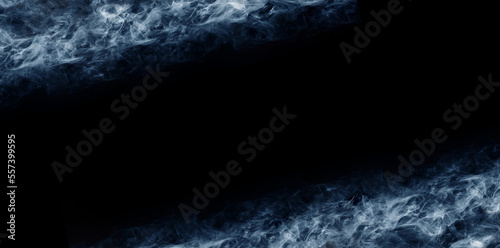 Abstract smoke texture over black. Fog in the darkness.