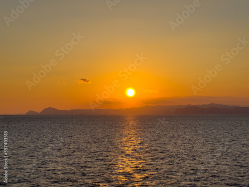 夕暮れ