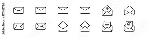 postal envelope icon vector illustration email simbol correspondence 