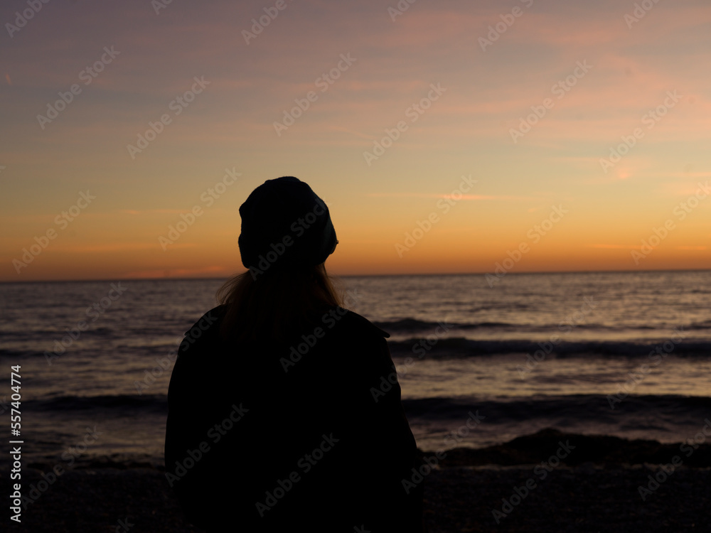 silhouette of a person