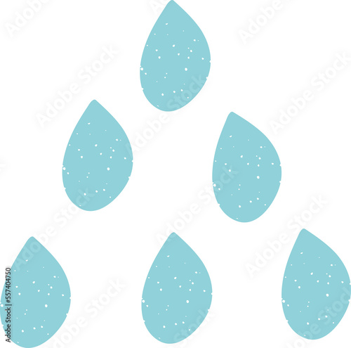 Water drop abstract elements