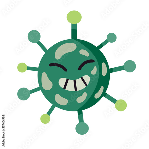 covid19 virus particle character