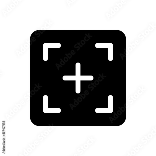 focus glyph icon