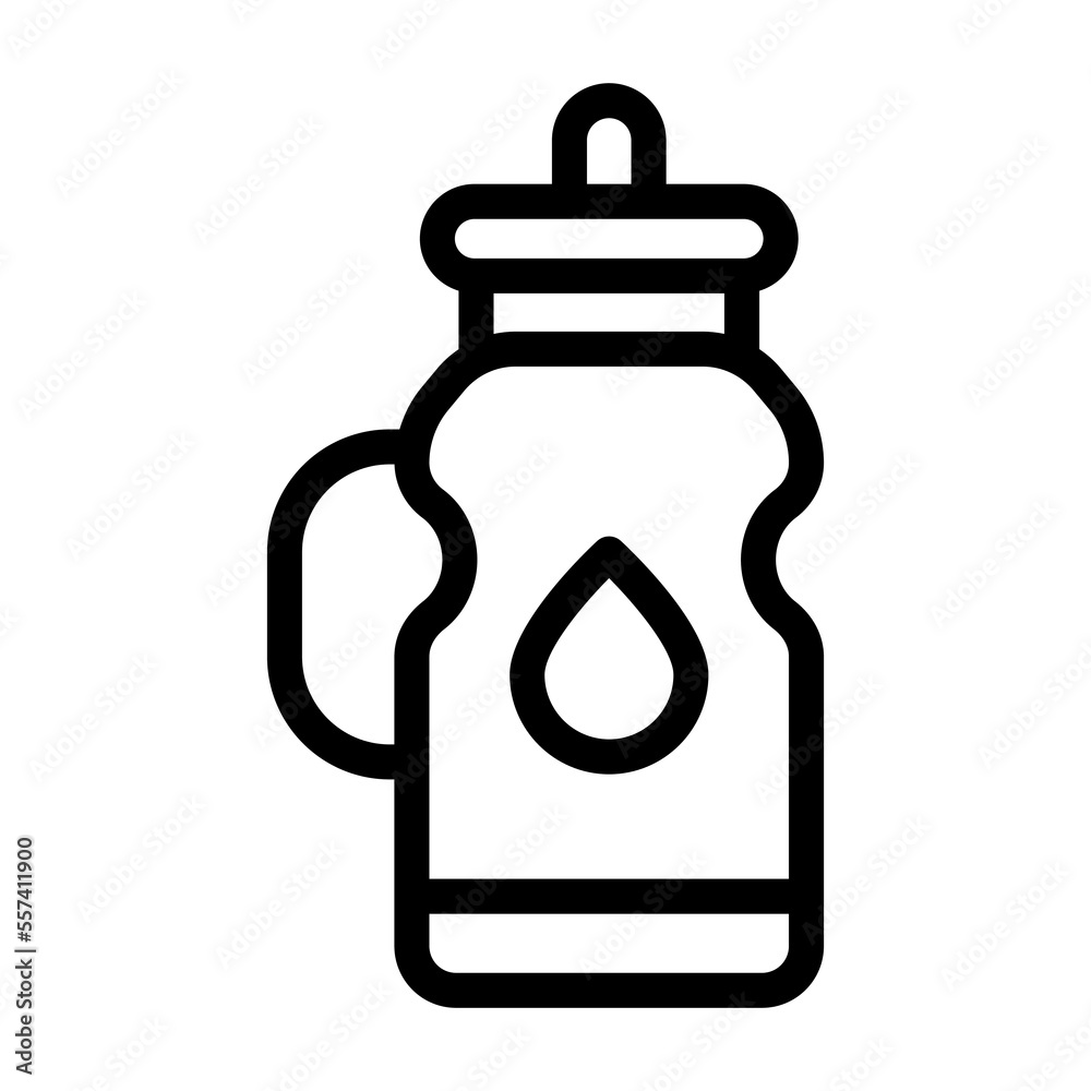 water bottle line icon illustration vector graphic water bottle line icon illustration vector graphic