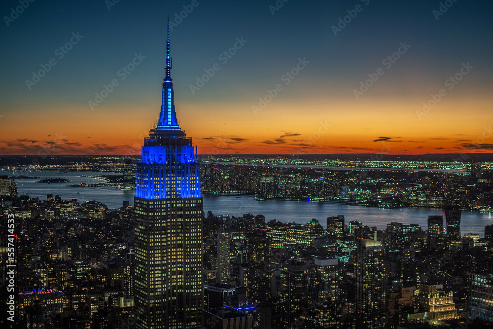 Empire State Building view from Summit one Vanderbilt