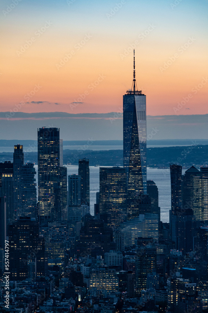 One World Trade Center at Sunset