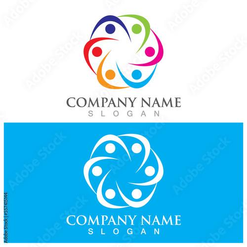 community people icon vector illustration template design
