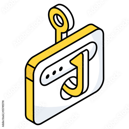 Perfect design icon of website phishing 