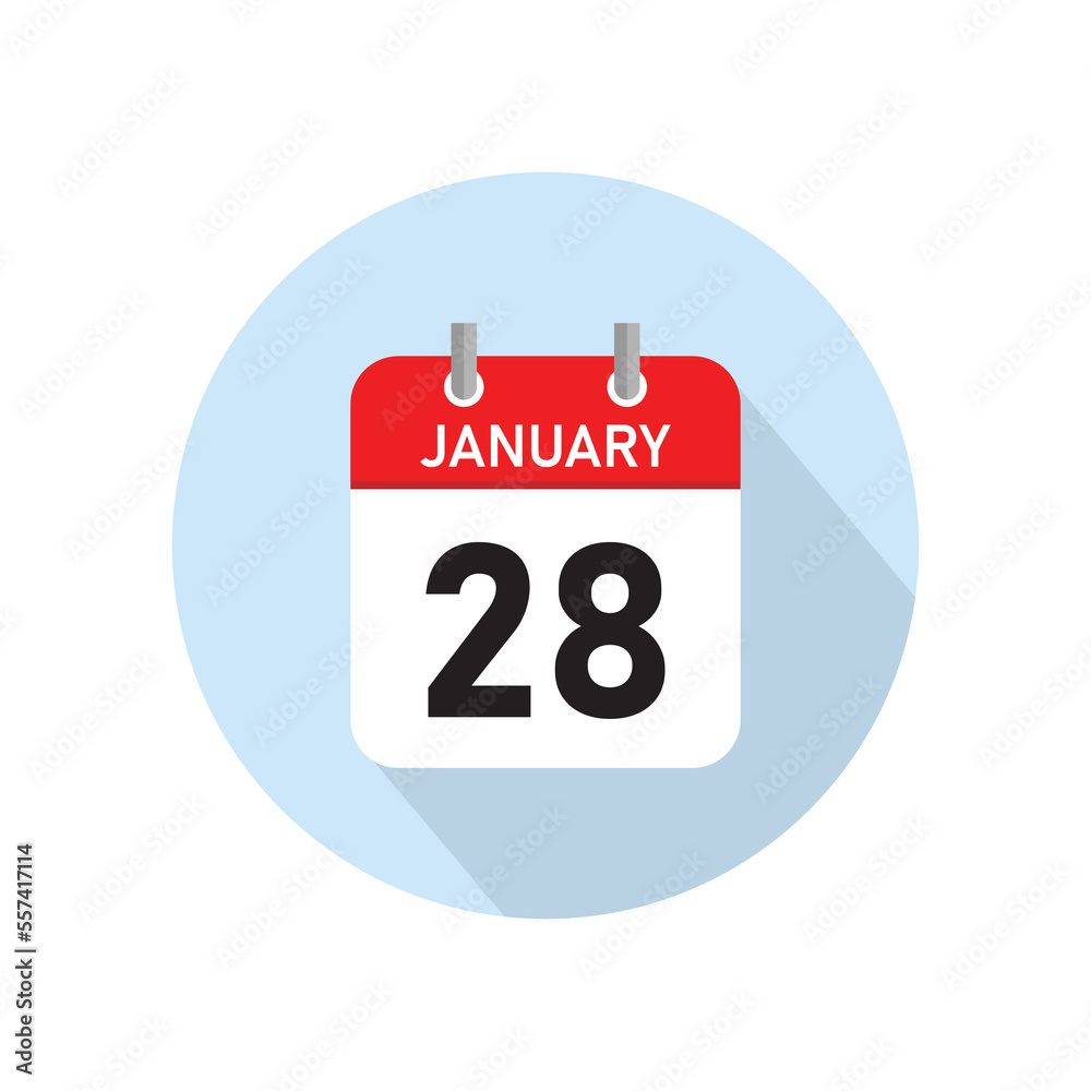 January 28 Concept Design. Vector Illustration. January 28 Concept Design. Vector Illustration.