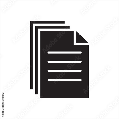 Document and files vector icon. Add file. Delete file icon. Office files and documents icon. EPS 10 illustration of isolated document symbol pictogram © Adrian
