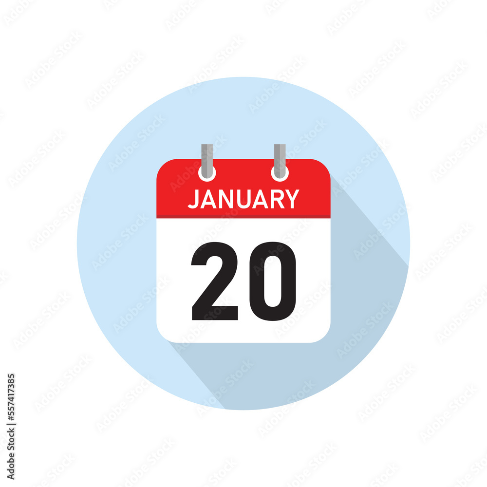 January 20 Concept Design. Vector Illustration. January 20 Concept Design. Vector Illustration.