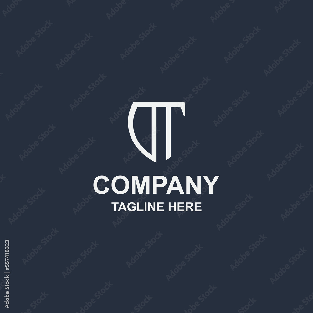 creative dt monogram logo design creative dt monogram logo design
