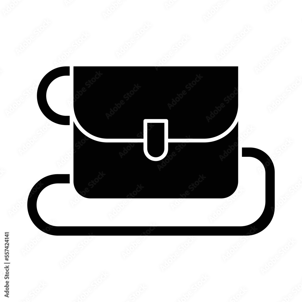 Ladies handbag icon vector design template Ladies handbag icon vector design template