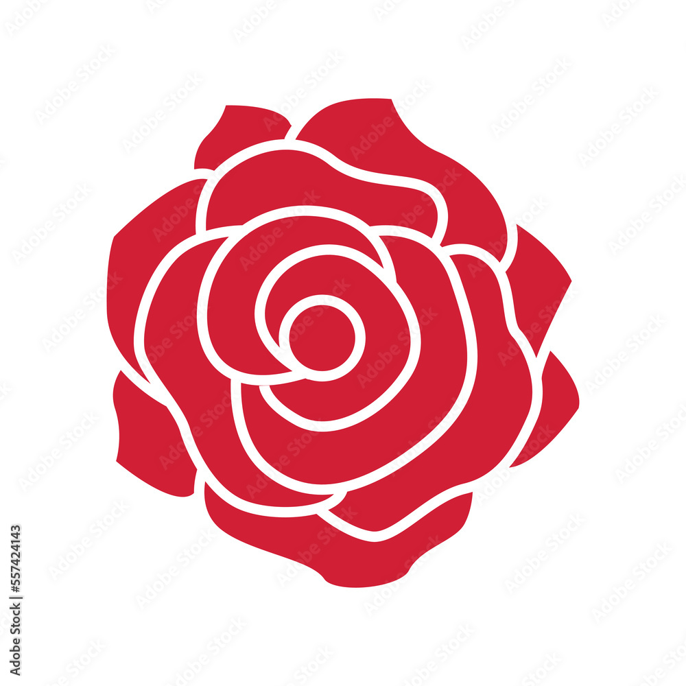 Rose icon vector sign and symbols on trendy design Rose icon vector sign and symbols on trendy design
