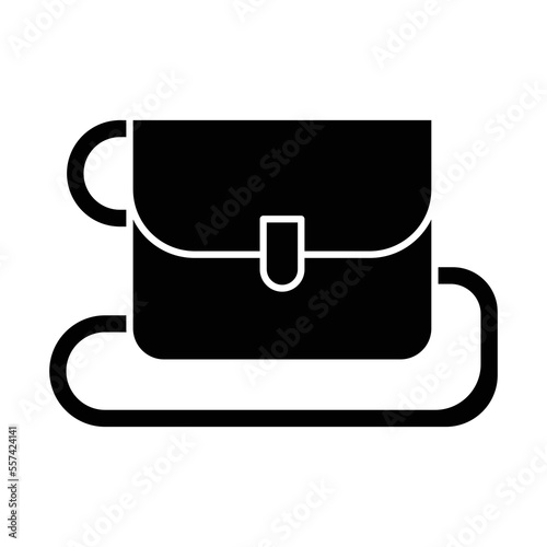 Ladies handbag icon vector design template